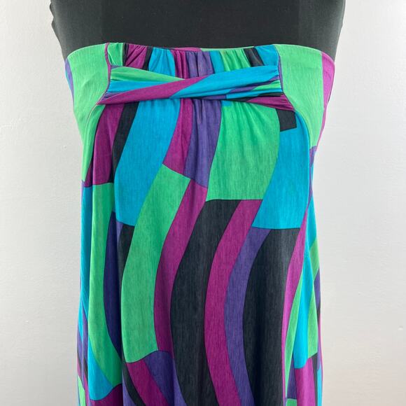 Y2K French Connection Tube Top Sleeveless Dress Size 2 - Picture 4 of 12